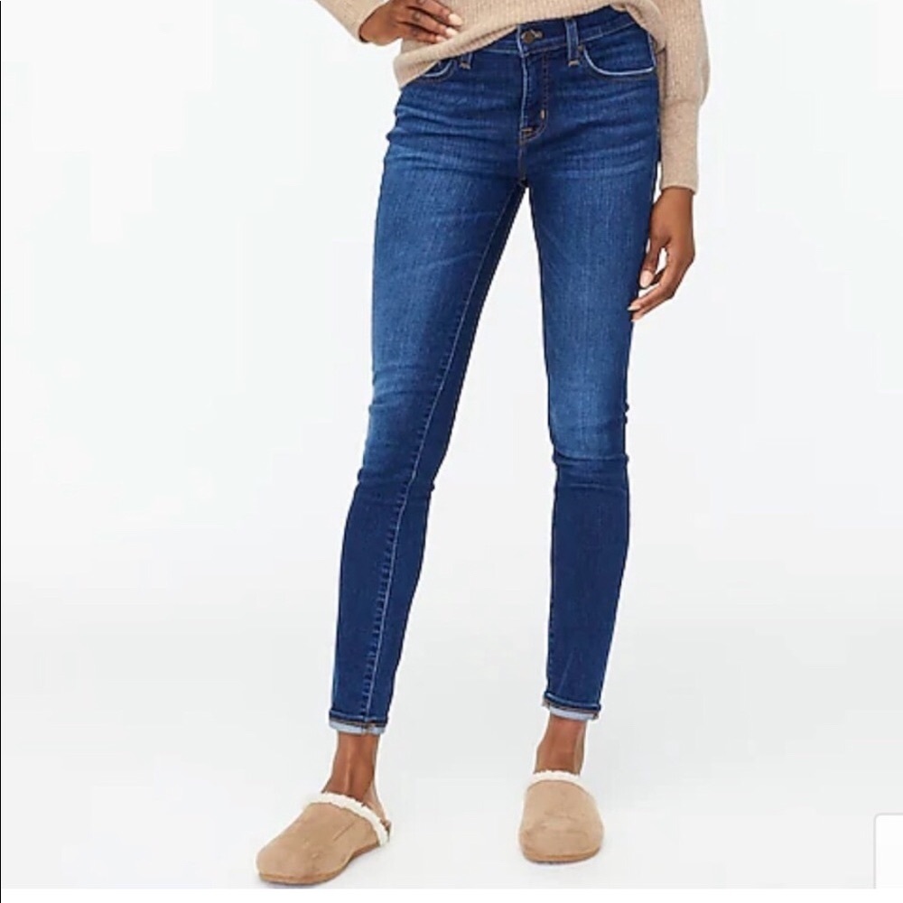 J Crew high rise skinny jeans in signature stretch size 28